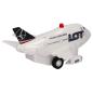 Preview: Herpa Toys Spielzeugflugzeug Lot Polish Airlines mit Rückziehmotor, Sound & Licht