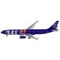 Preview: Herpa Wings Flugzeugmodell SAS Scandinavian Airlines Airbus A330-300 LN-RKR 80 Years (1:500)