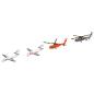 Preview: Herpa Zubehör Helikopter und Businessjet Set (2+2) (1:500)