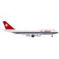 Preview: JC Wings Flugzeugmodell Swissair Boeing 747-300 "700th Anniversary of the Swiss Confederation" (1:400)