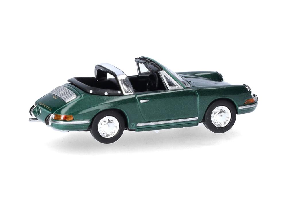 Preview: Porsche 911 Targa grünmetallic 1:87 Herpa
