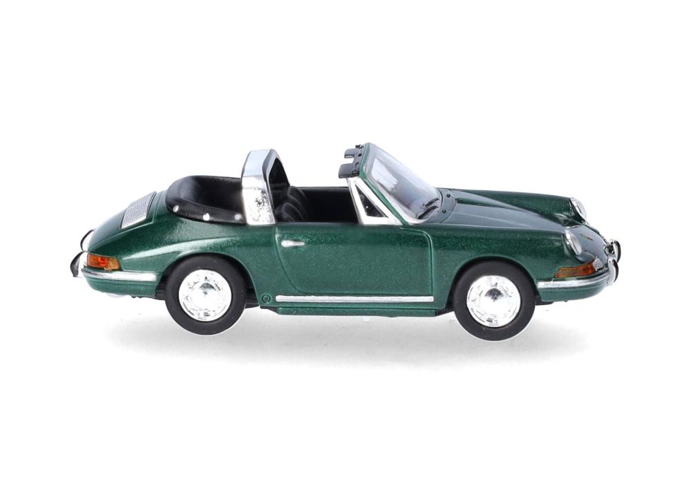 Preview: Porsche 911 Targa grünmetallic 1:87 Herpa