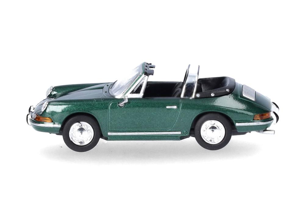 Preview: Porsche 911 Targa grünmetallic 1:87 Herpa