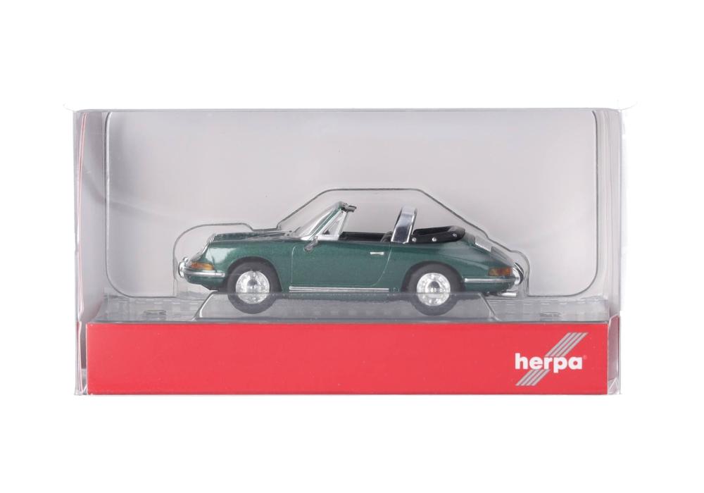 Porsche 911 Targa grünmetallic 1:87 Herpa