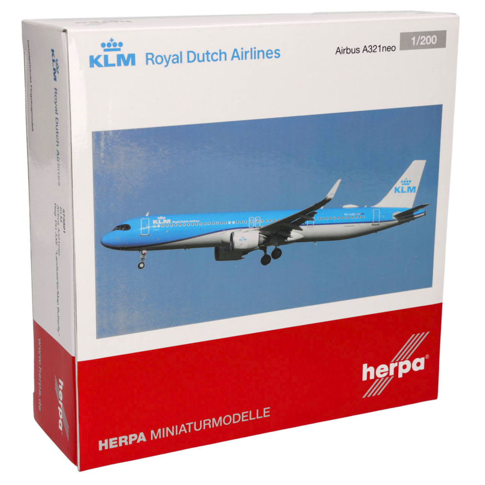 Herpa Wings Flugzeugmodell KLM Airbus A321neo (1:200)