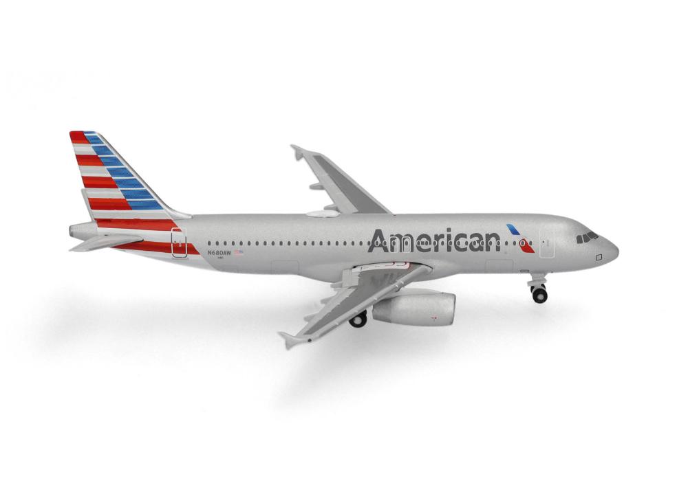 Herpa Wings Flugzeugmodell American Airlines Airbus A320 (1:500)