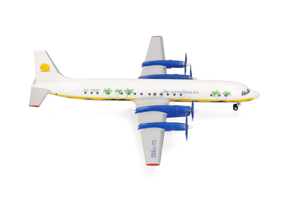 Herpa Wings Flugzeugmodell Aero Caribbean Ilyushin IL-18 (1:200)
