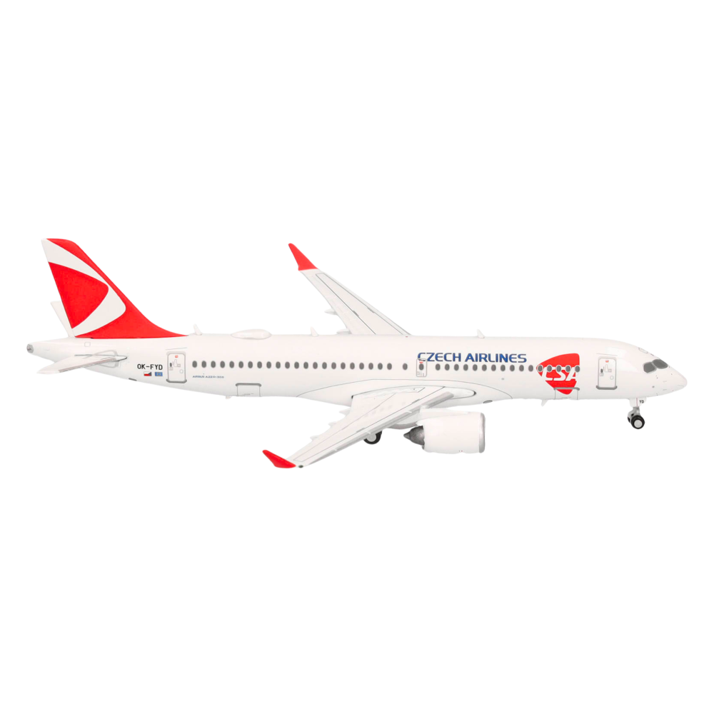 Herpa Wings Flugzeugmodell Czech Airlines Airbus A220-300 (1:400)