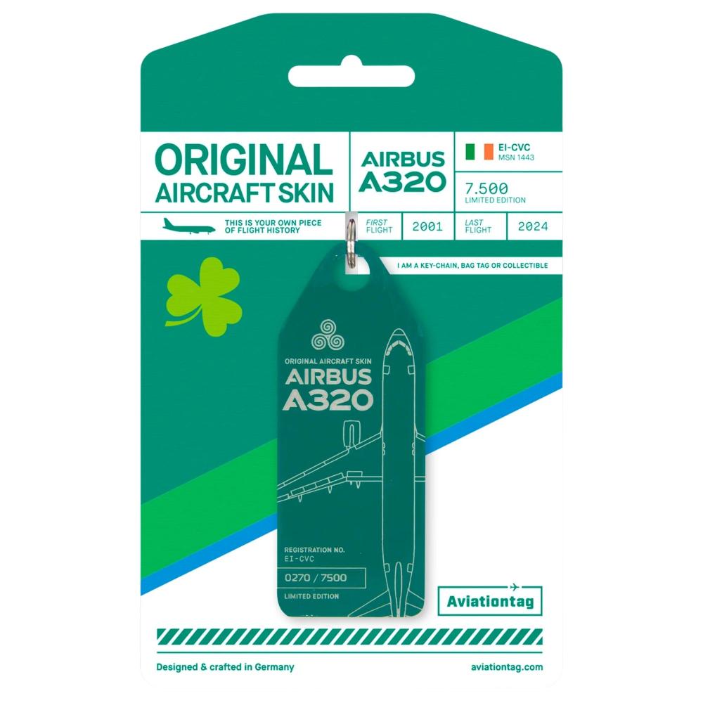 Aer Lingus Airbus A320 Grün Aviationtag