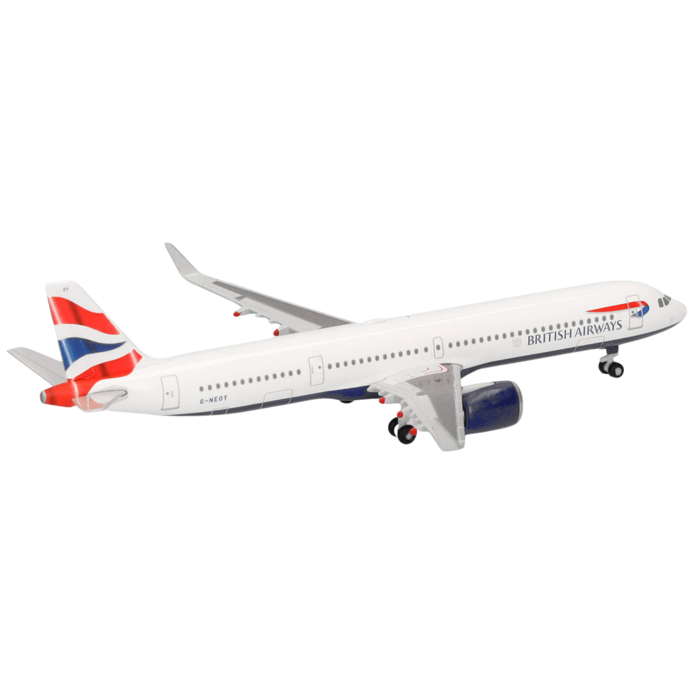 Preview: British Airways Airbus A321neo 1:500 Herpa Wings Flugzeugmodell