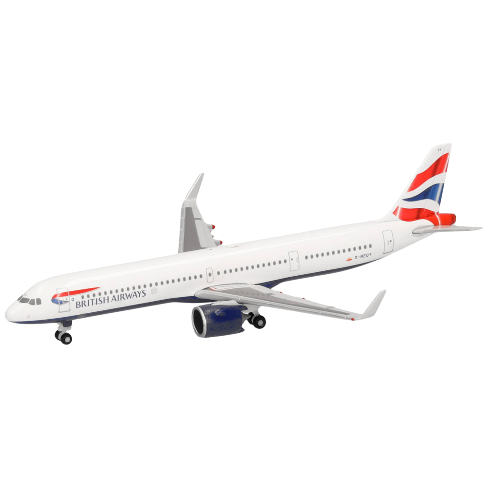 Preview: British Airways Airbus A321neo 1:500 Herpa Wings Flugzeugmodell