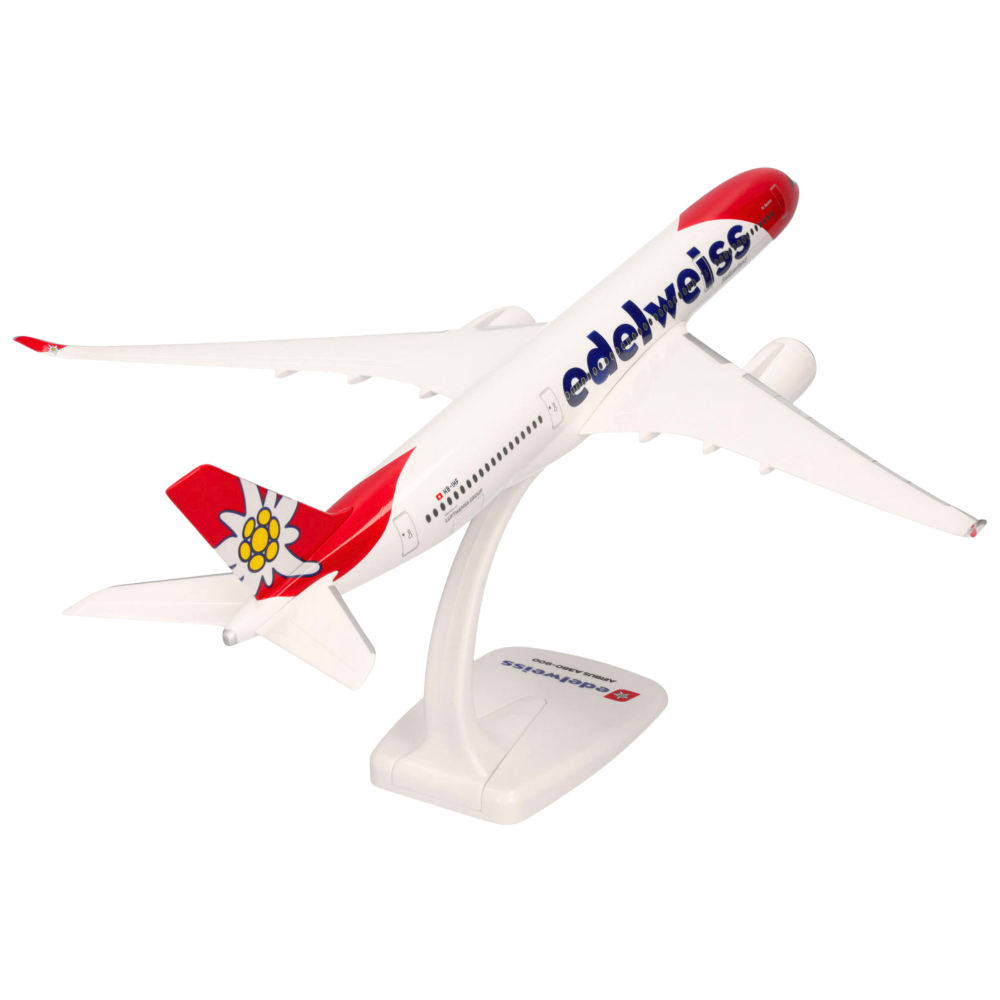 Preview: Edelweiss Air Airbus A350-900 Piz Bernina 1:200 Herpa Snap-Fit Flugzeugmodell