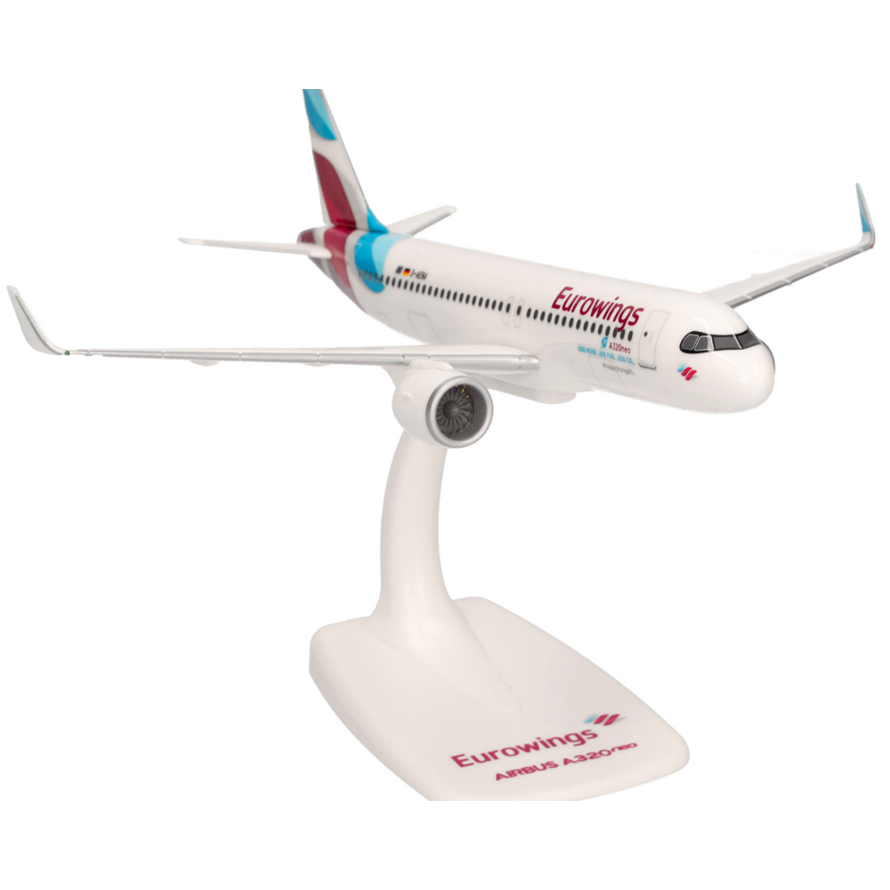 Preview: Eurowings Airbus A320neo 1:200 Herpa Snap-Fit Flugzeugmodell
