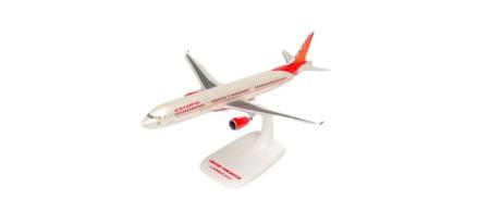 Herpa Snap-Fit Flugzeugmodell Air India Airbus A321 (1:200)