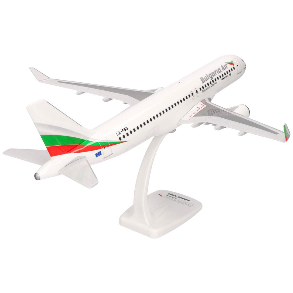 Preview: Herpa Snap-Fit Flugzeugmodell Bulgaria Air Airbus A320 (1:100)