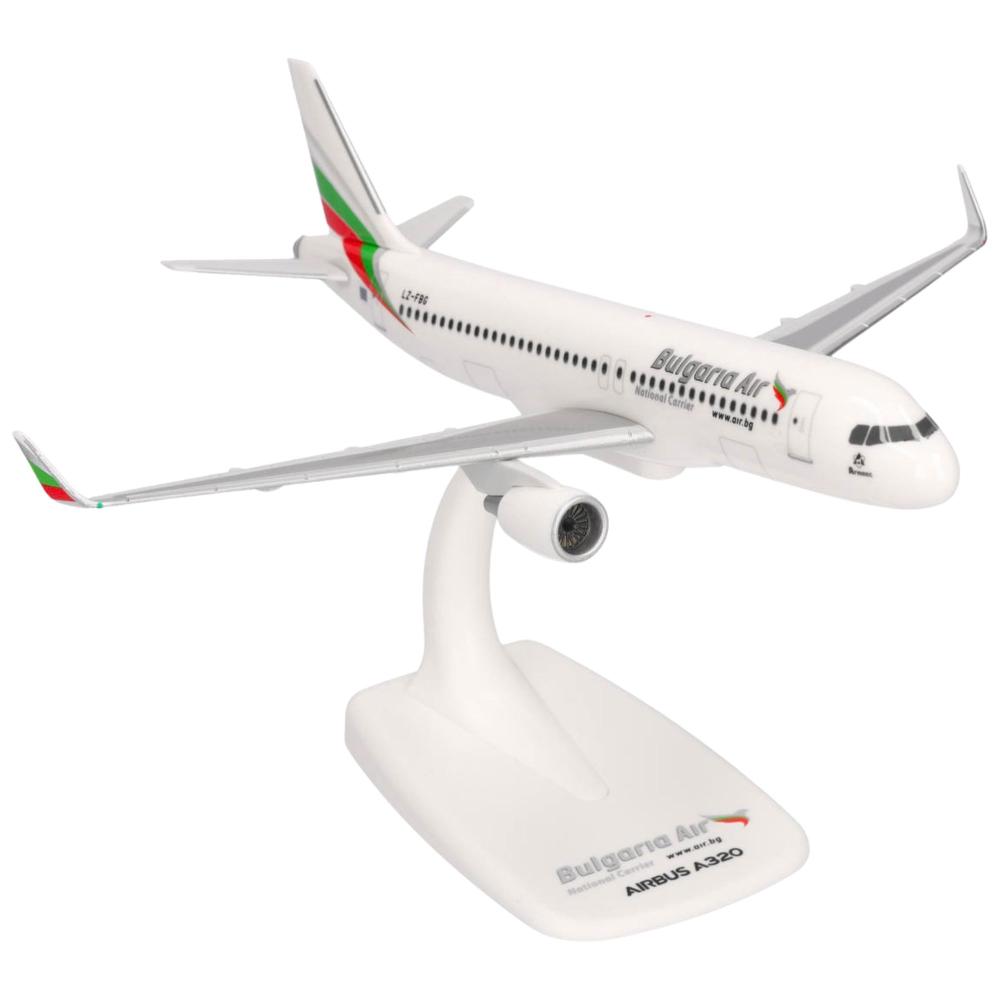 Preview: Herpa Snap-Fit Flugzeugmodell Bulgaria Air Airbus A320 LZ-FBG (1:200)
