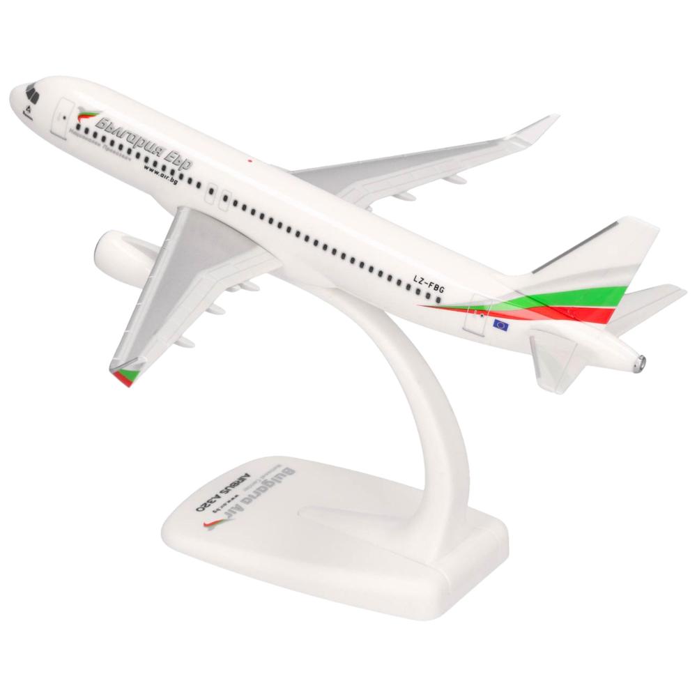 Preview: Herpa Snap-Fit Flugzeugmodell Bulgaria Air Airbus A320 LZ-FBG (1:200)