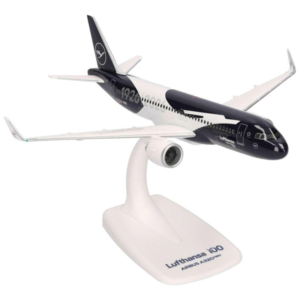 Preview: Herpa Snap-Fit Flugzeugmodell Lufthansa Airbus A320neo D-AING Kerpen 100 Jahre (1:200)