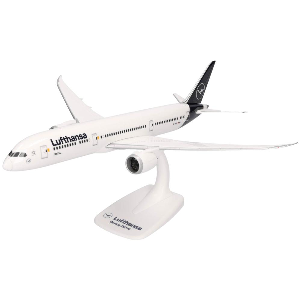 Herpa Snap-Fit Flugzeugmodell Lufthansa Boeing 787-9 Dreamliner D-ABPF (1:200)