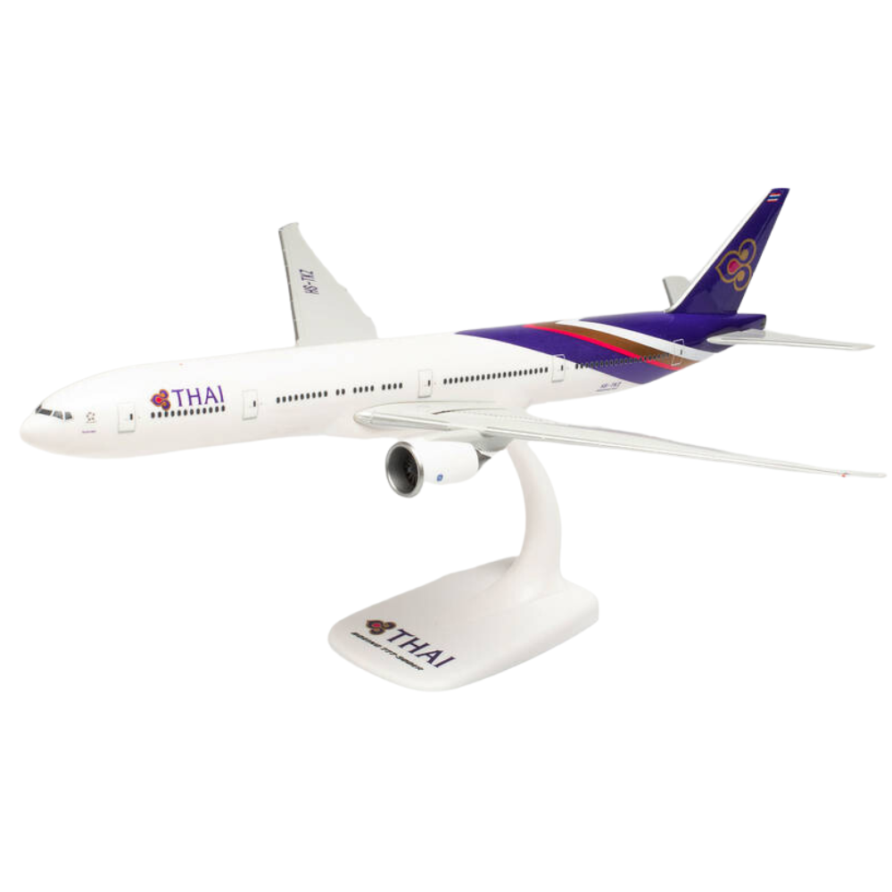Herpa Snap-Fit Flugzeugmodell Thai Airways Boeing 777-300ER  (1:200)