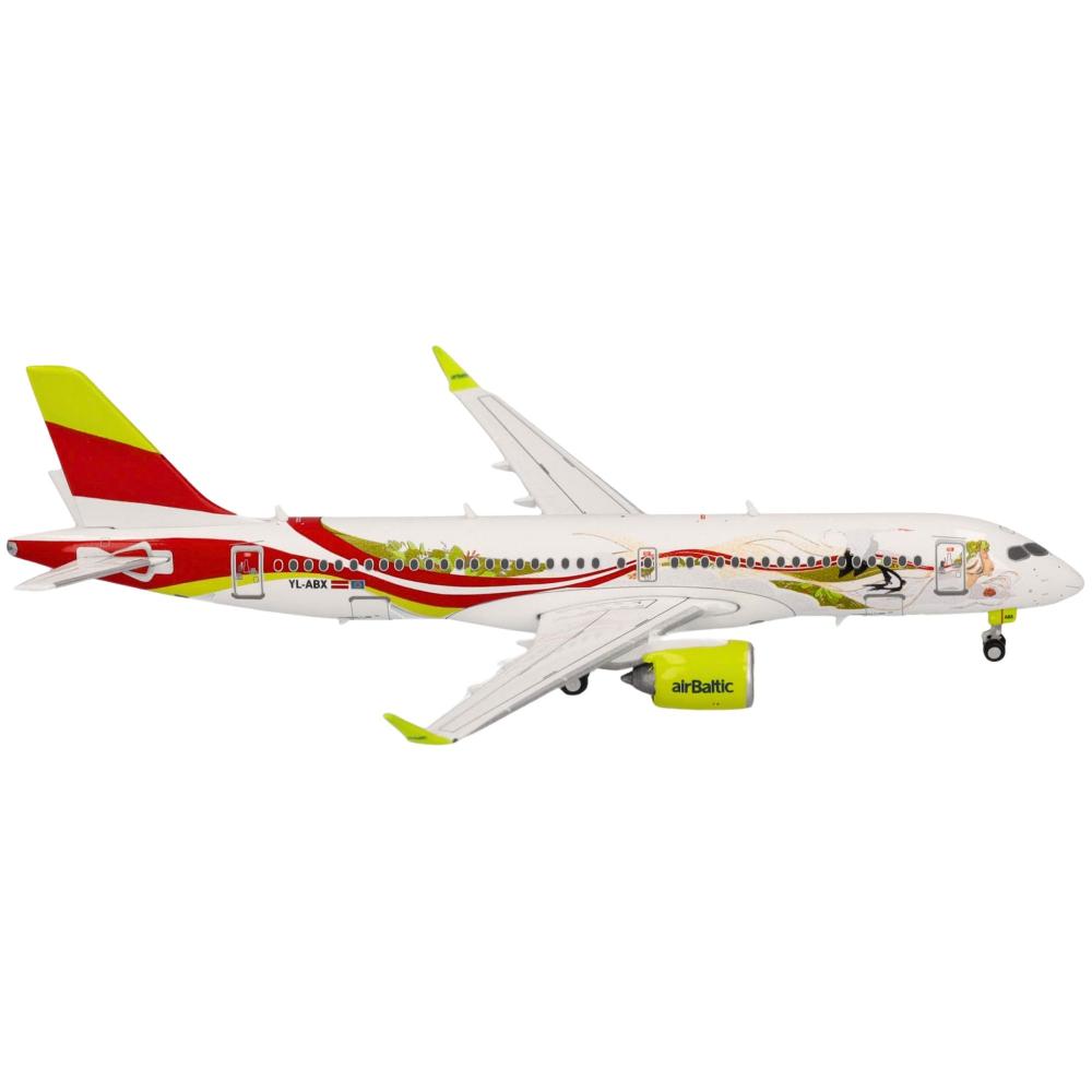 Herpa Wings Flugzeugmodell Air Baltic Airbus A220-300 