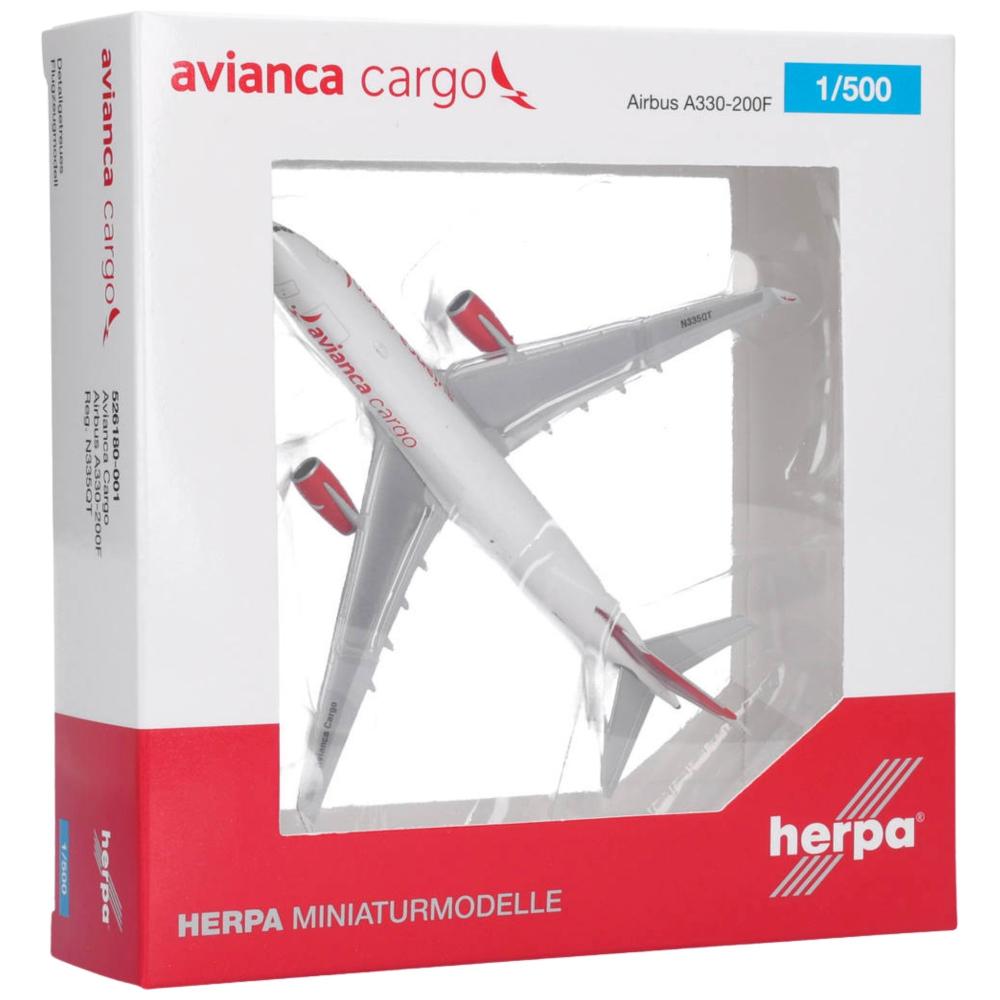 Herpa Wings Flugzeugmodell Avianca Cargo Airbus A330-200F N335QT (1:500)