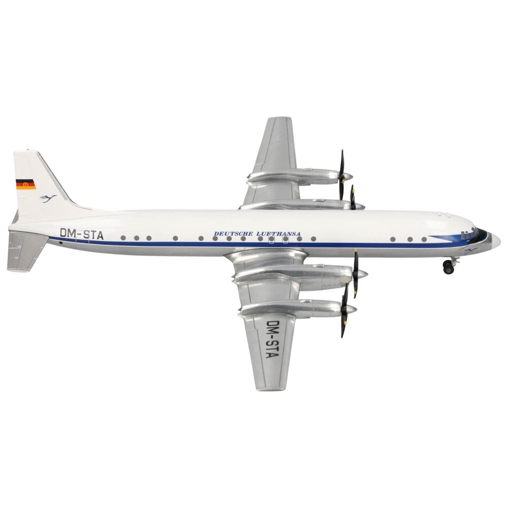 Herpa Wings Flugzeugmodell Deutsche Lufthansa Ilyushin IL-18 DM-STA (1:200)