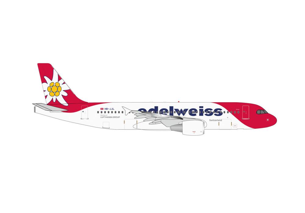 Herpa Wings Flugzeugmodell Edelweiss Air Airbus A350-900 