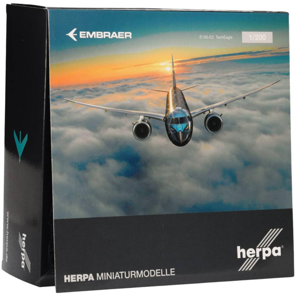 Herpa Wings Flugzeugmodell Embraer E195-E2 PR-ZIQ Tech Eagle (1:200)