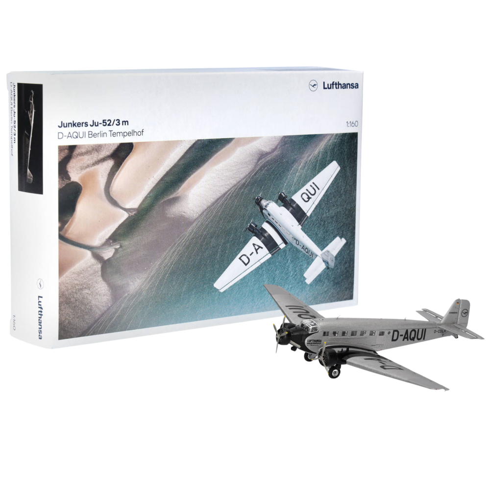Preview: Herpa Wings Flugzeugmodell Lufthansa Junkers Ju-52 (1:160)