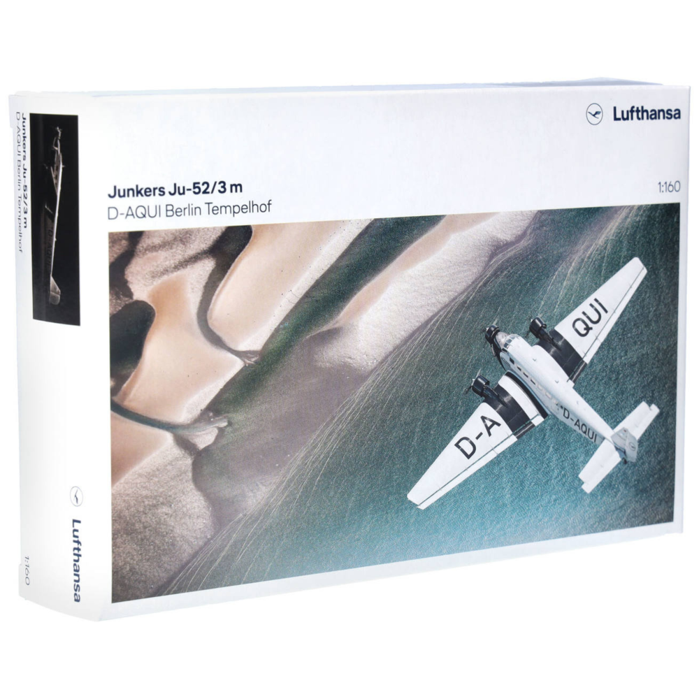 Herpa Wings Flugzeugmodell Lufthansa Junkers Ju-52 (1:160)