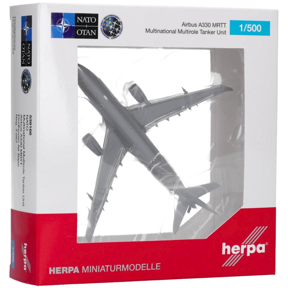 Herpa Wings Flugzeugmodell NATO Multinational Multirole Tanker Unit (MMU) Airbus A330 MRTT "Eindhoven Air Base" (1:500)