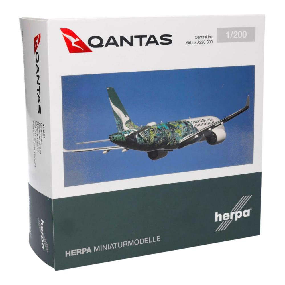 Herpa Wings Flugzeugmodell QantasLink Airbus A220-300 (1:200)