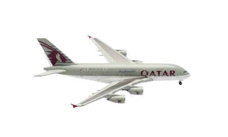 Herpa Wings Flugzeugmodell Qatar Airbus A380 (1:500)