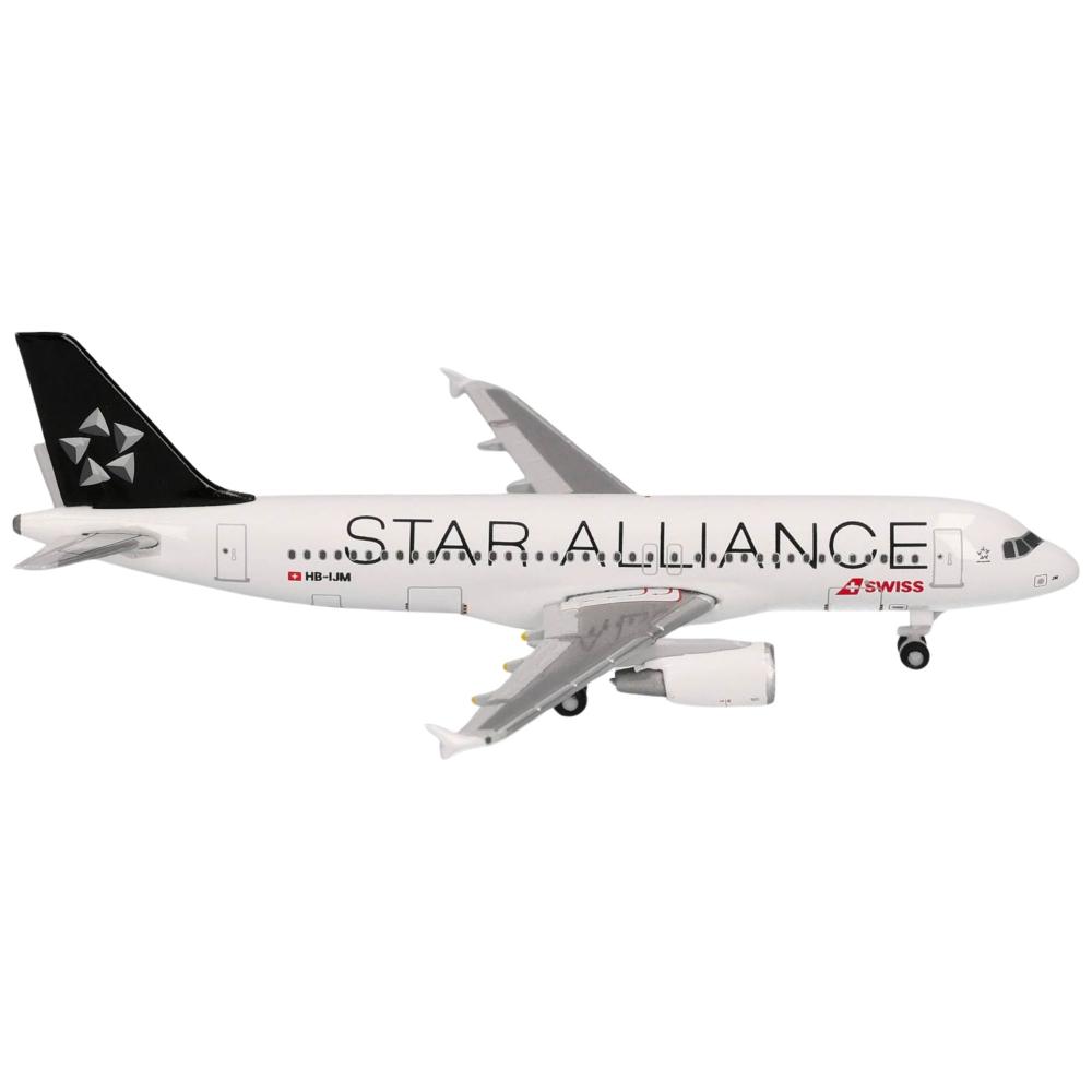 Herpa Wings Flugzeugmodell Swiss International Air Lines Airbus A320 HB-IJM Star Alliance (1:500)