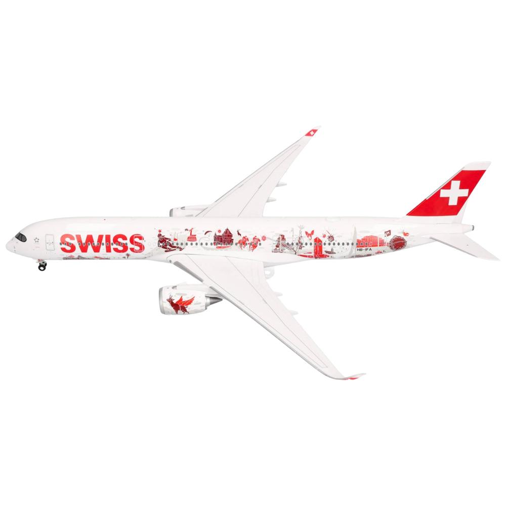 Preview: Herpa Wings Flugzeugmodell Swiss International Air Lines Airbus A350-900 HB-IFA Wanderlust (1:200)