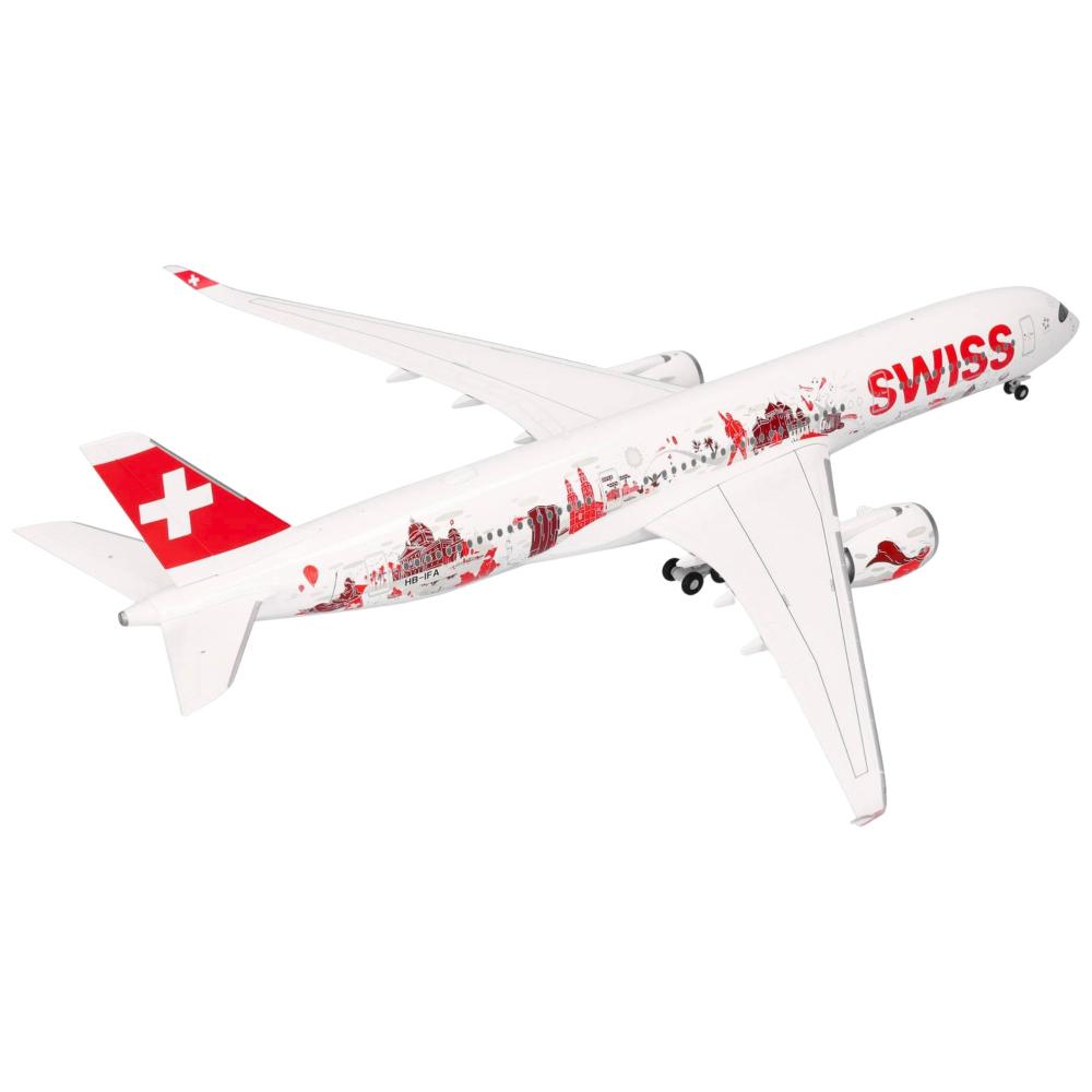 Preview: Herpa Wings Flugzeugmodell Swiss International Air Lines Airbus A350-900 HB-IFA Wanderlust (1:200)