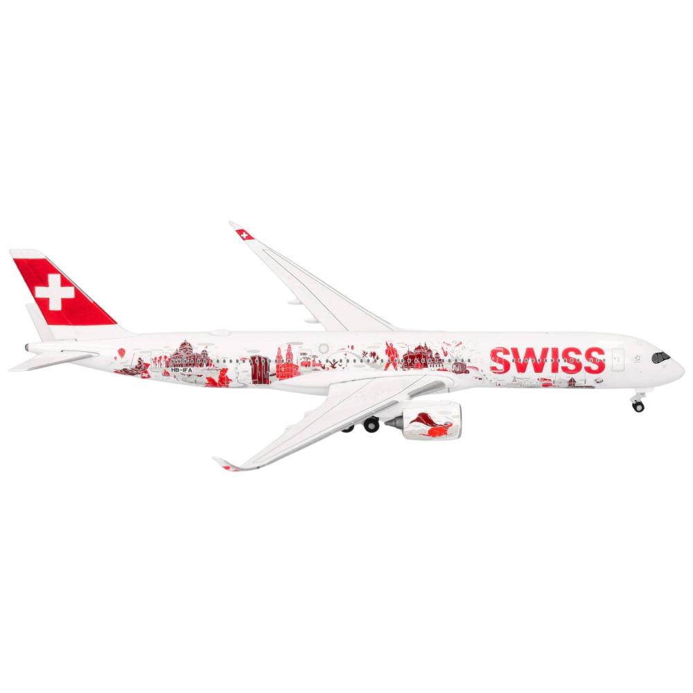 Herpa Wings Flugzeugmodell Swiss International Air Lines Airbus A350-900 HB-IFA Wanderlust (1:500)