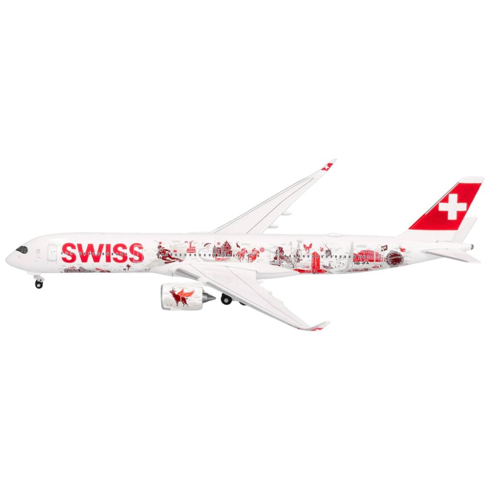 Preview: Herpa Wings Flugzeugmodell Swiss International Air Lines Airbus A350-900 HB-IFA Wanderlust (1:500)