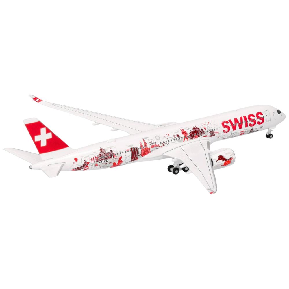 Preview: Herpa Wings Flugzeugmodell Swiss International Air Lines Airbus A350-900 HB-IFA Wanderlust (1:500)