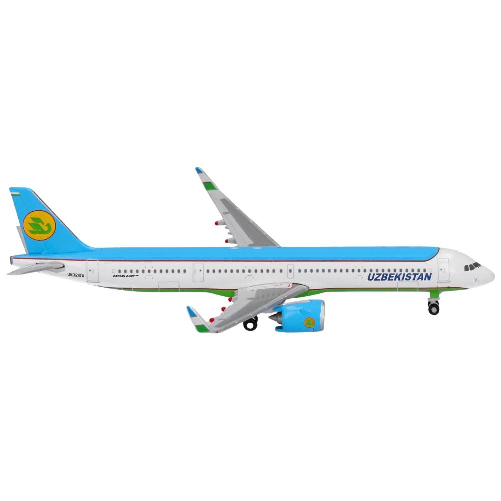 Herpa Wings Flugzeugmodell Uzbekistan Airways Airbus A321neo UK32105 (1:500)