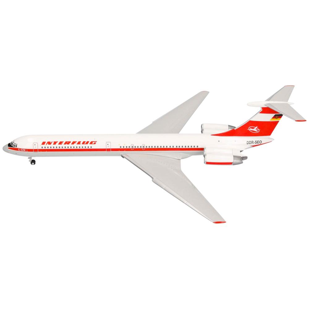 Preview: Interflug Ilyushin IL-62M 1:200 Herpa Wings Flugzeugmodell