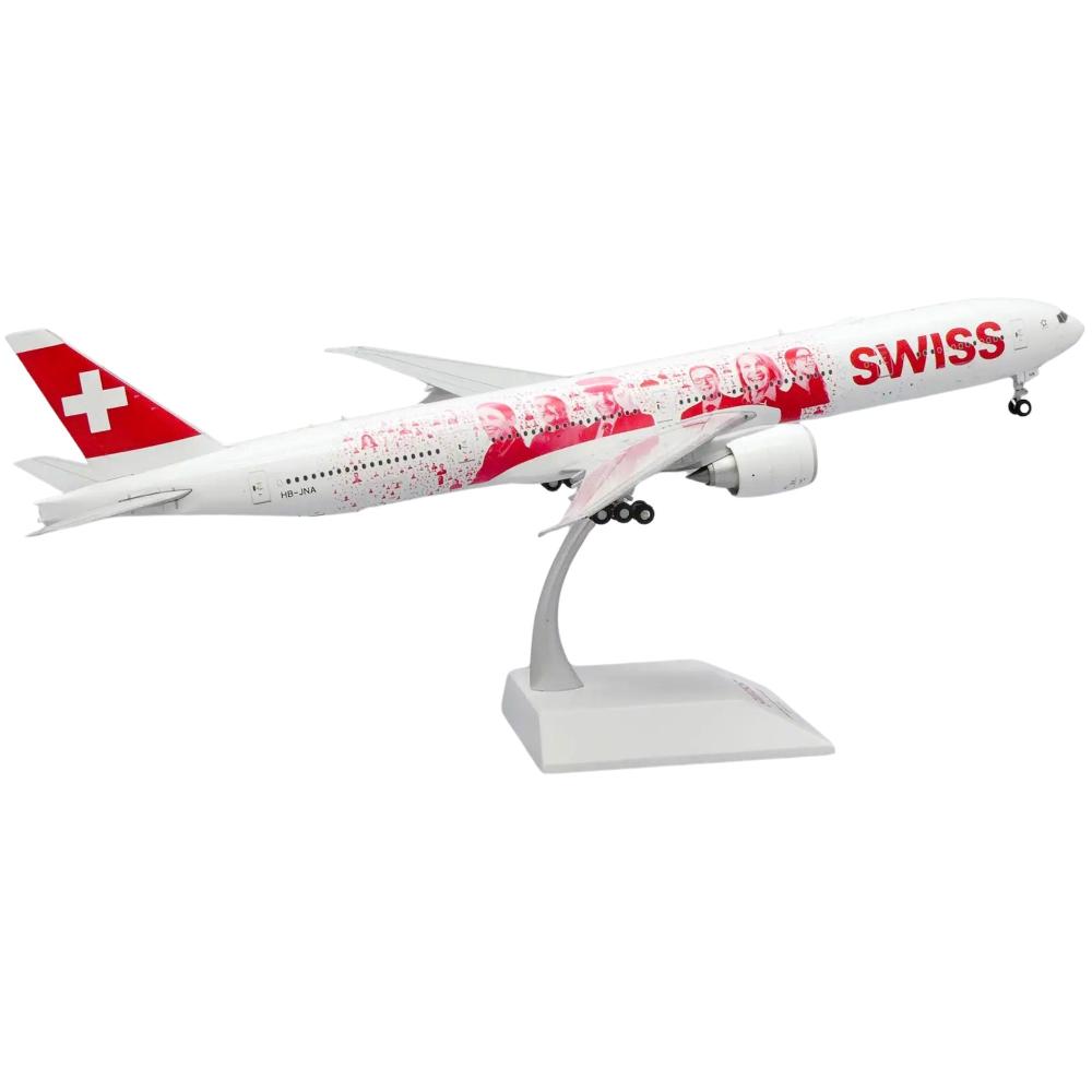 JC Wings Flugzeugmodell Swiss International Air Lines Boeing 777-300ER "Faces of Swiss" (1:200)