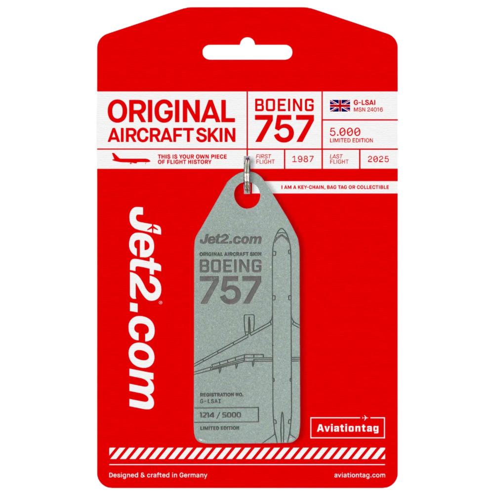 Jet2 Boeing 757 G-LSAI Aviationtag