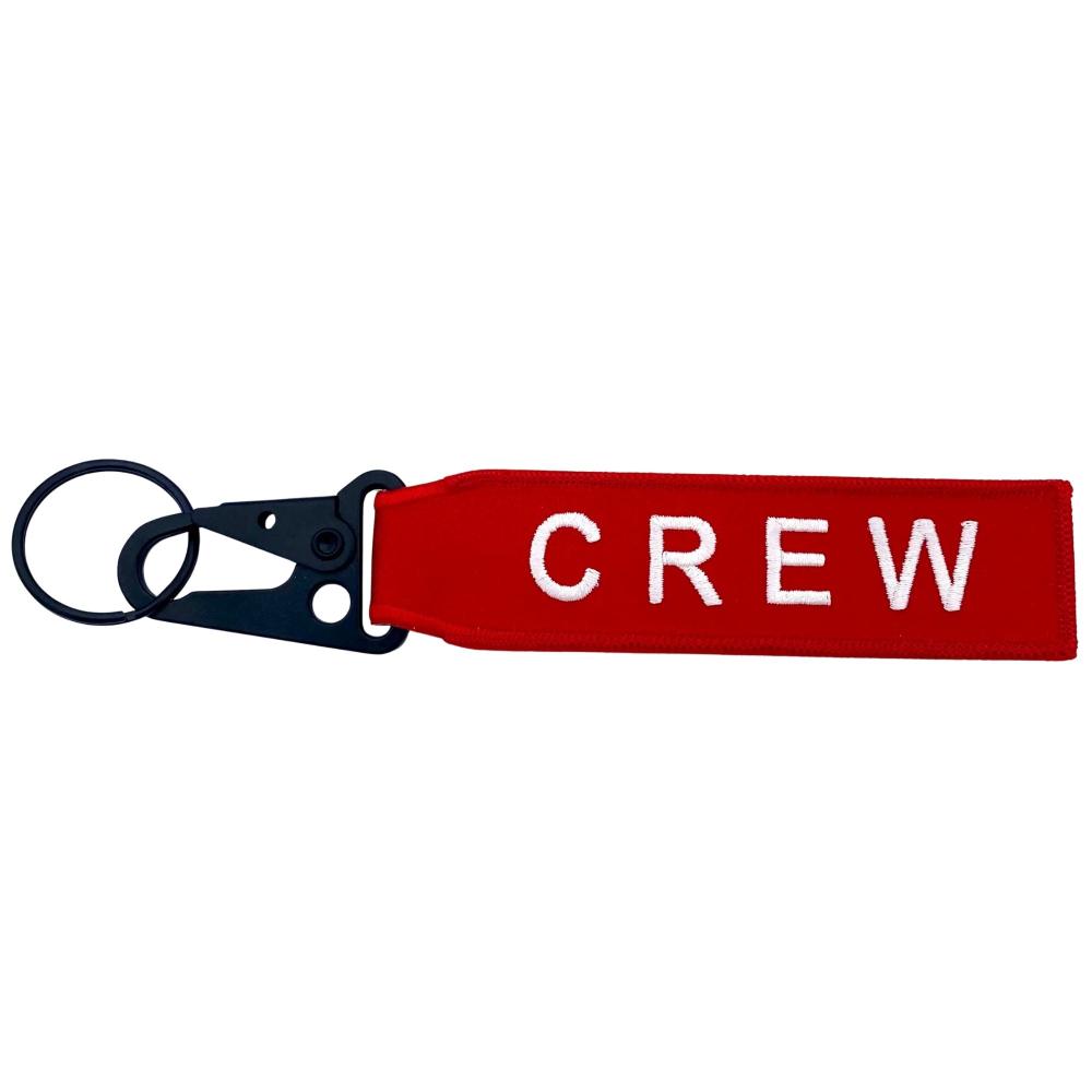 Limox Schlüsselanhänger mit Karabiner CREW rot