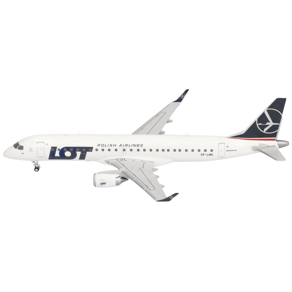 Preview: Lot Polish Airlines Airbus Embraer E190 1:200 Herpa Wings Flugzeugmodell