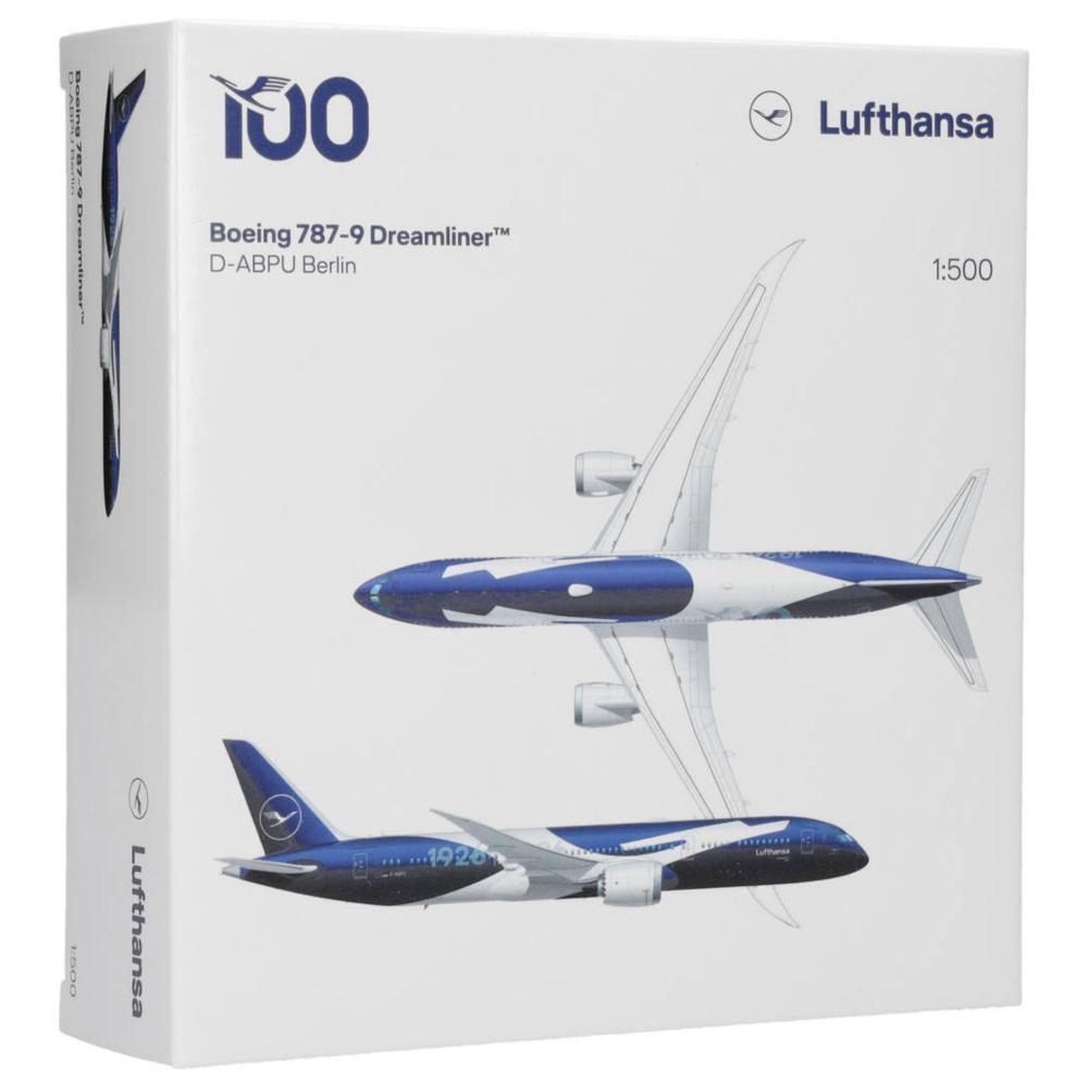 Lufthansa Boeing 787-9 100 Jahre 1:500 Herpa Wings Flugzeugmodell