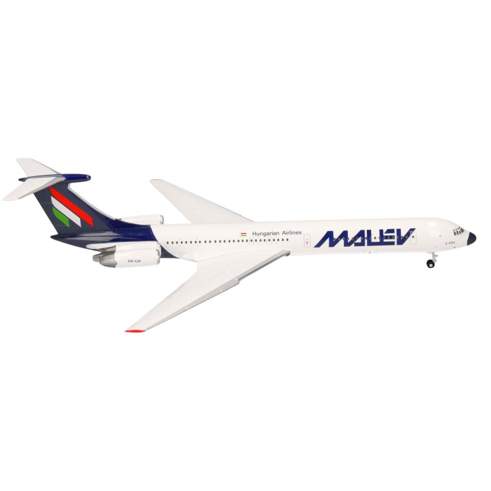 Malév Hungarian Airlines Ilyushin IL-62M 1:200 Herpa Wings Flugzeugmodell