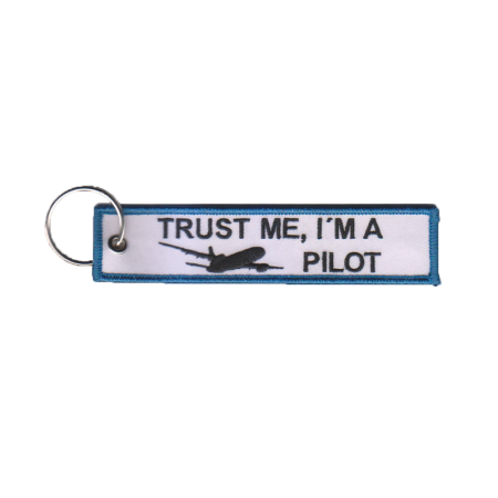 Schlüsselanhänger TRUST ME, I`M A PILOT