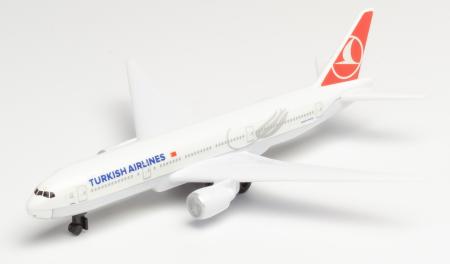 Spielzeugmodellflugzeug Turkish Airlines Boeing B777-300ER